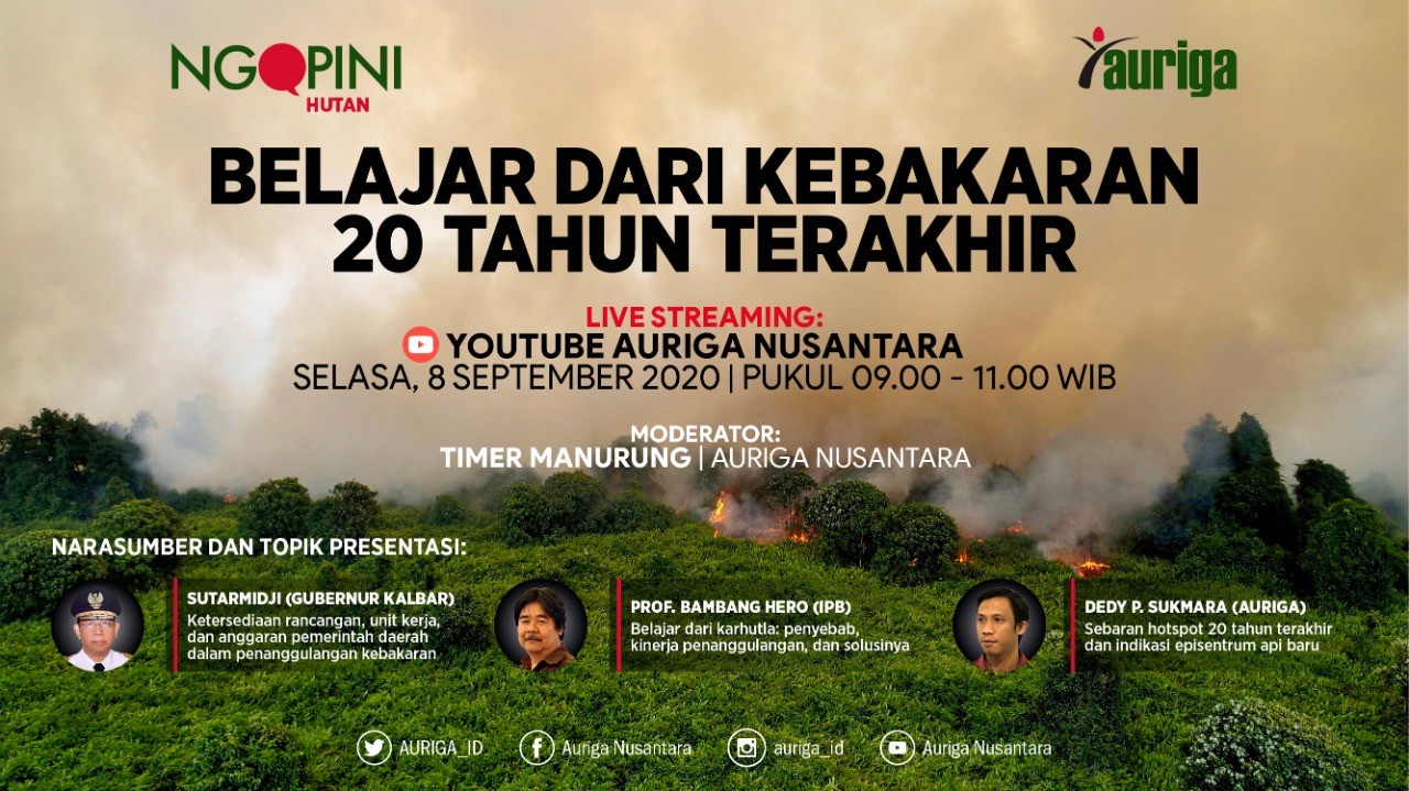 Belajar dari kebakaran hutan dan lahan 20 tahun terakhir
